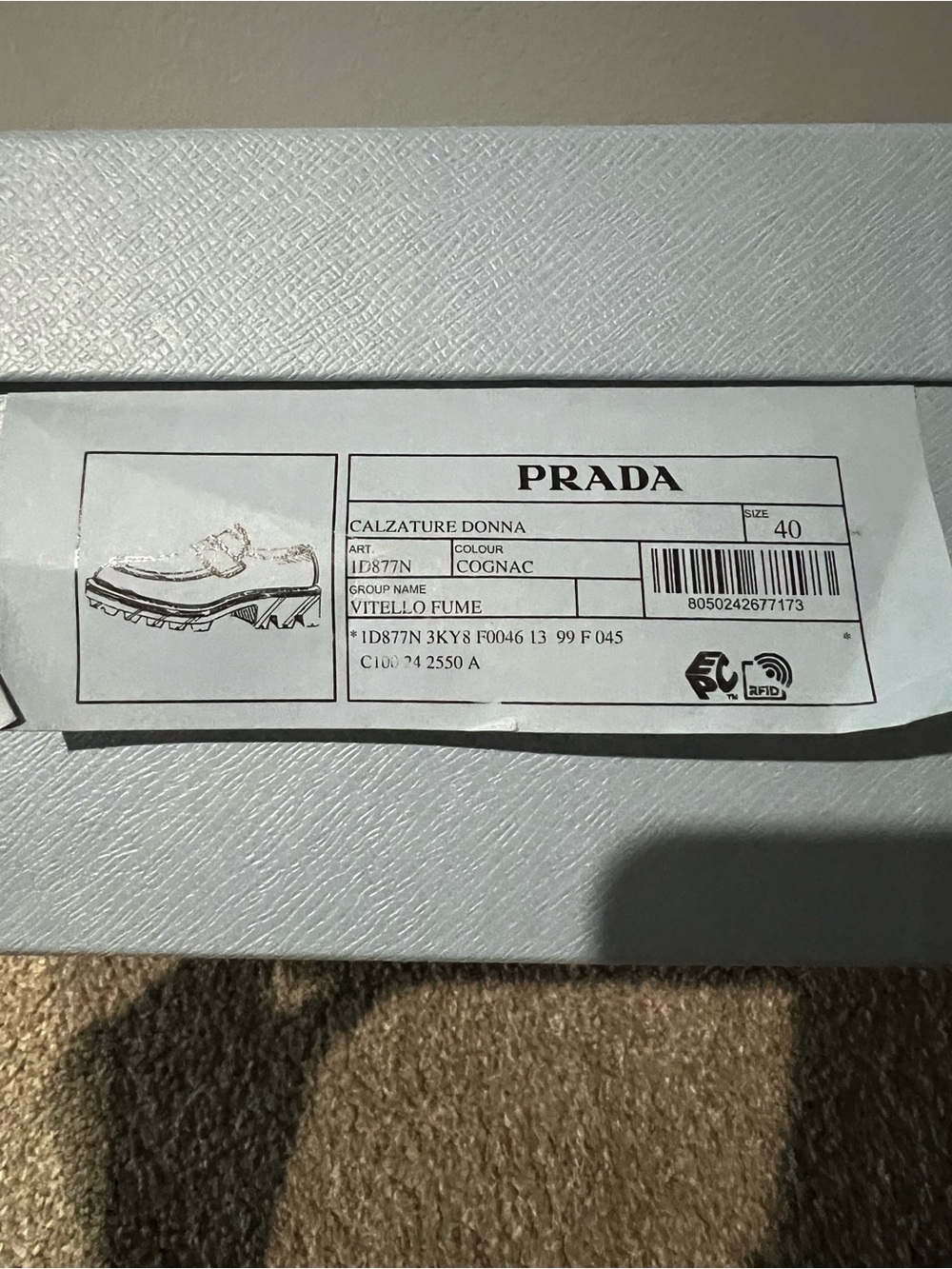 Prada Brown Leather Loafers - Picture 4 of 10